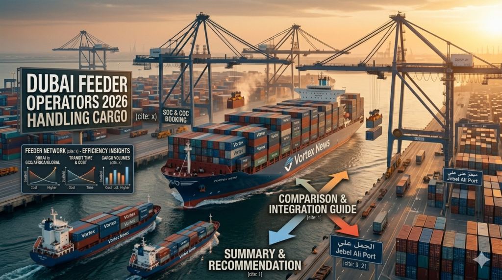 Dubai feeder operators 2026 handling cargo