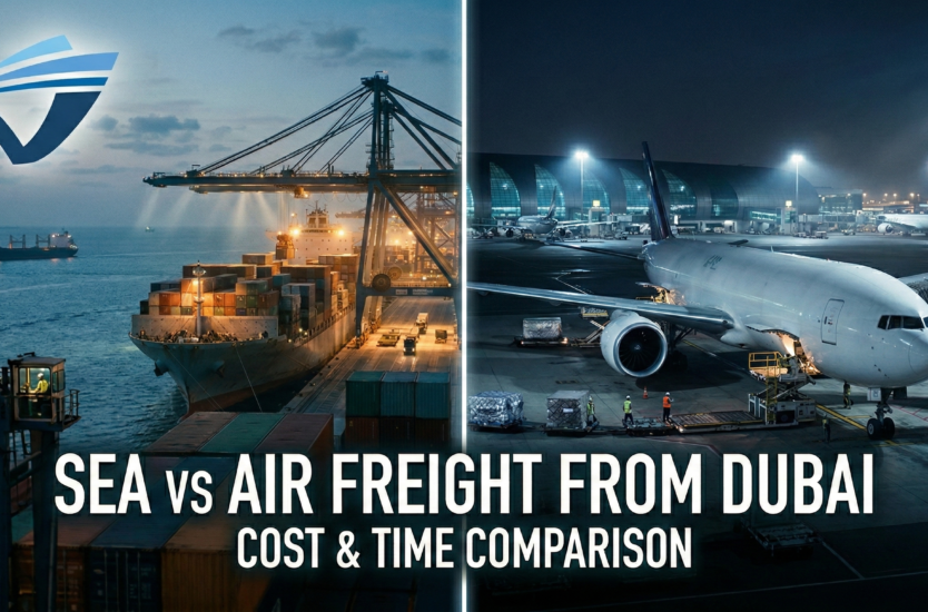 Sea vs Air Freight from Dubai: Cost & Time Comparison