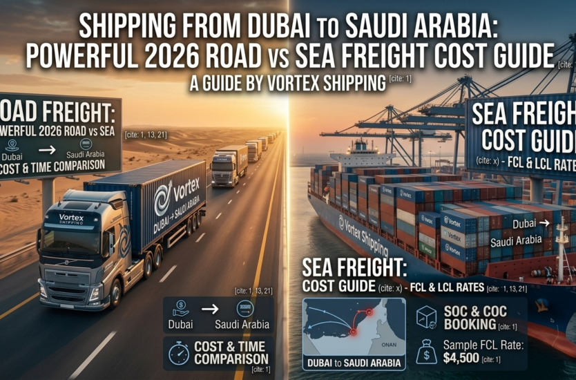 shipping from dubai to saudi arabia