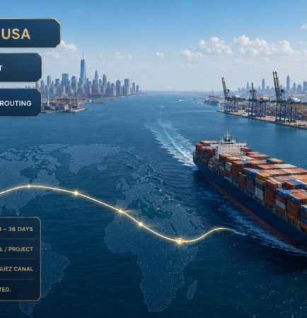 Shipping from Dubai to USA 2026 — sea and air freight routes and transit times